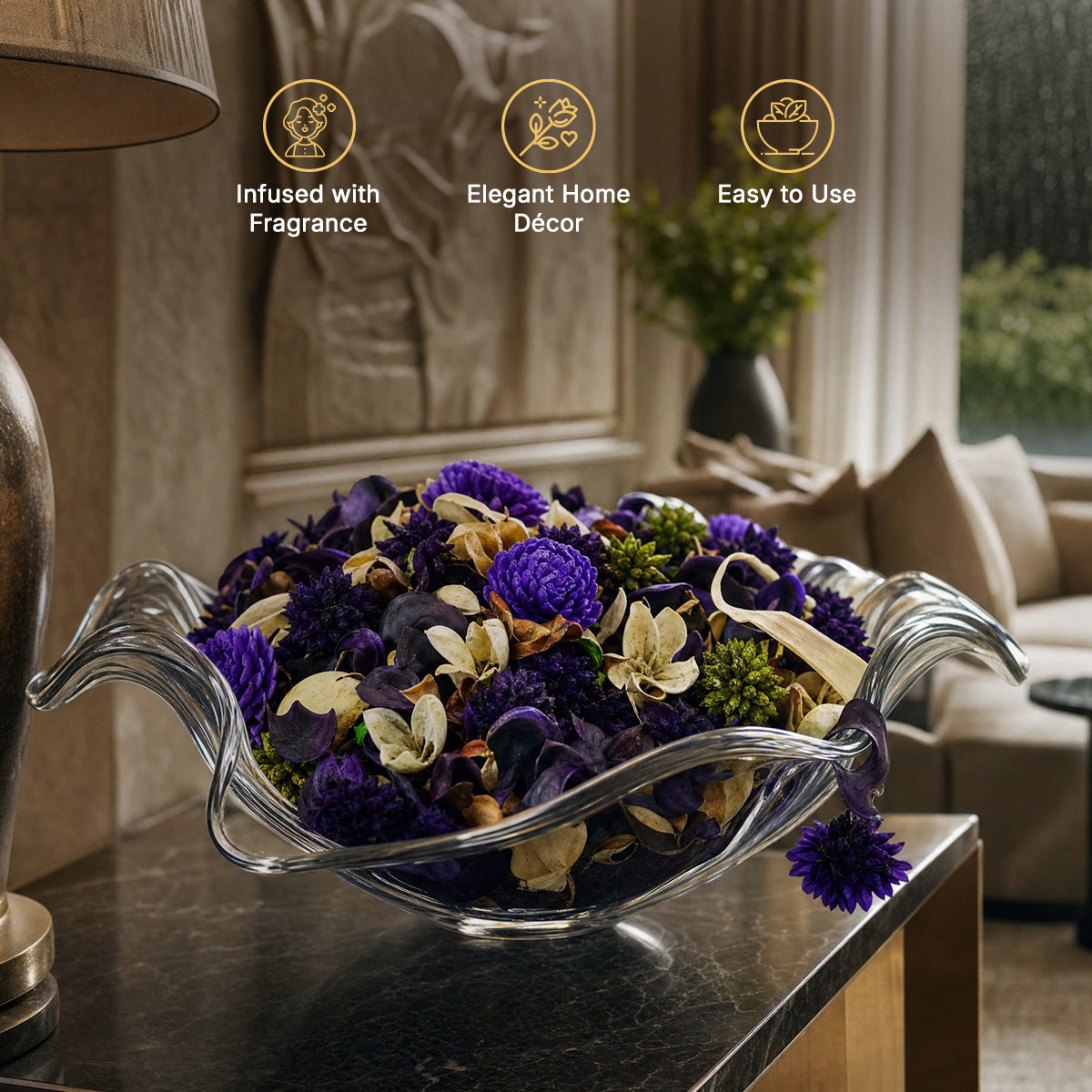 EKAM Vetiver &amp; Rain Potpourri Pack