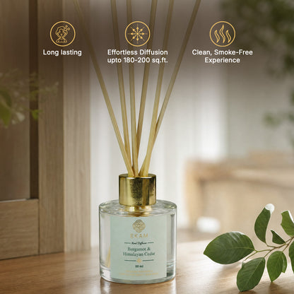 BERGAMOT &amp; HIMALAYAN CEDAR REED DIFFUSER