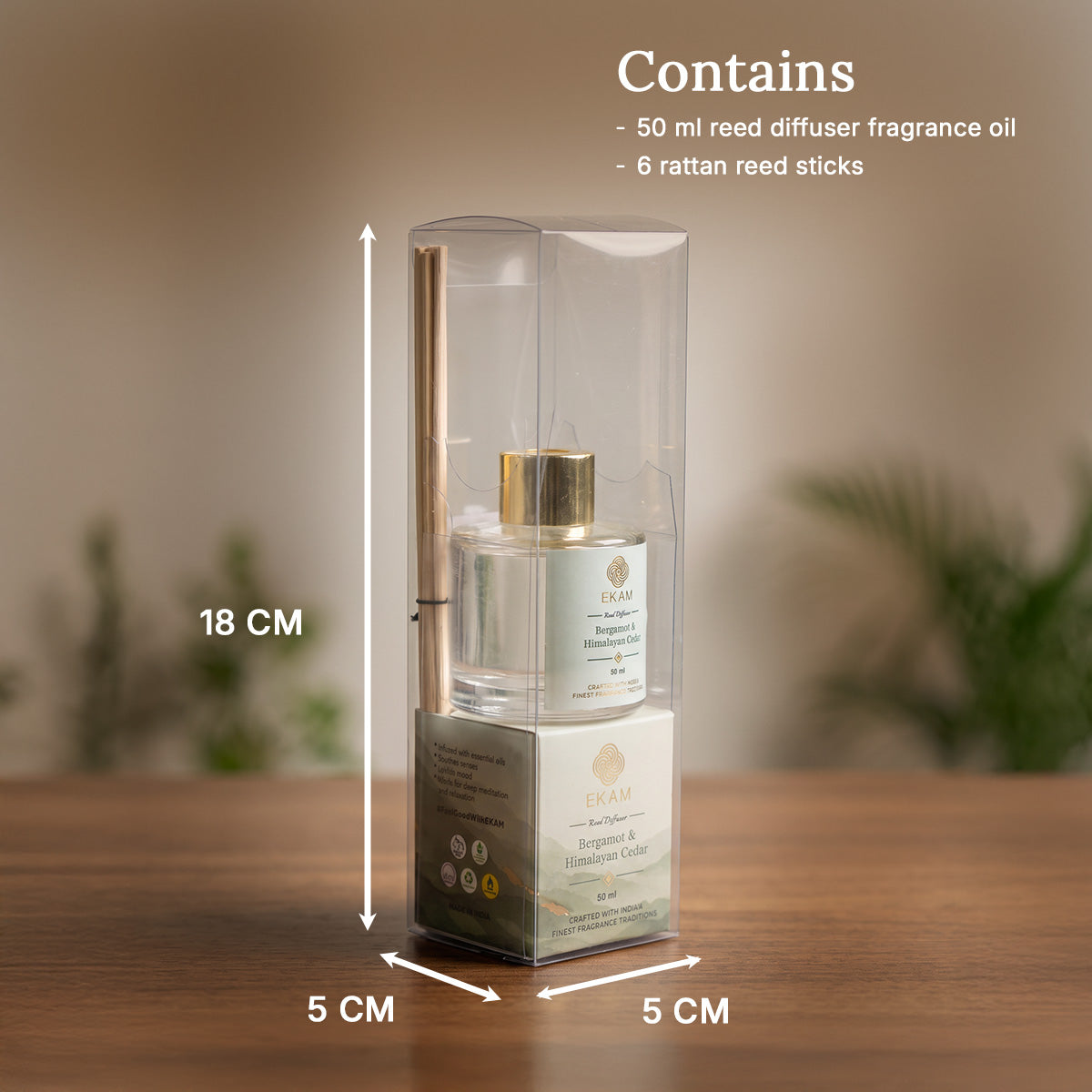 BERGAMOT &amp; HIMALAYAN CEDAR REED DIFFUSER