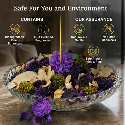 EKAM Vetiver &amp; Rain Potpourri Pack