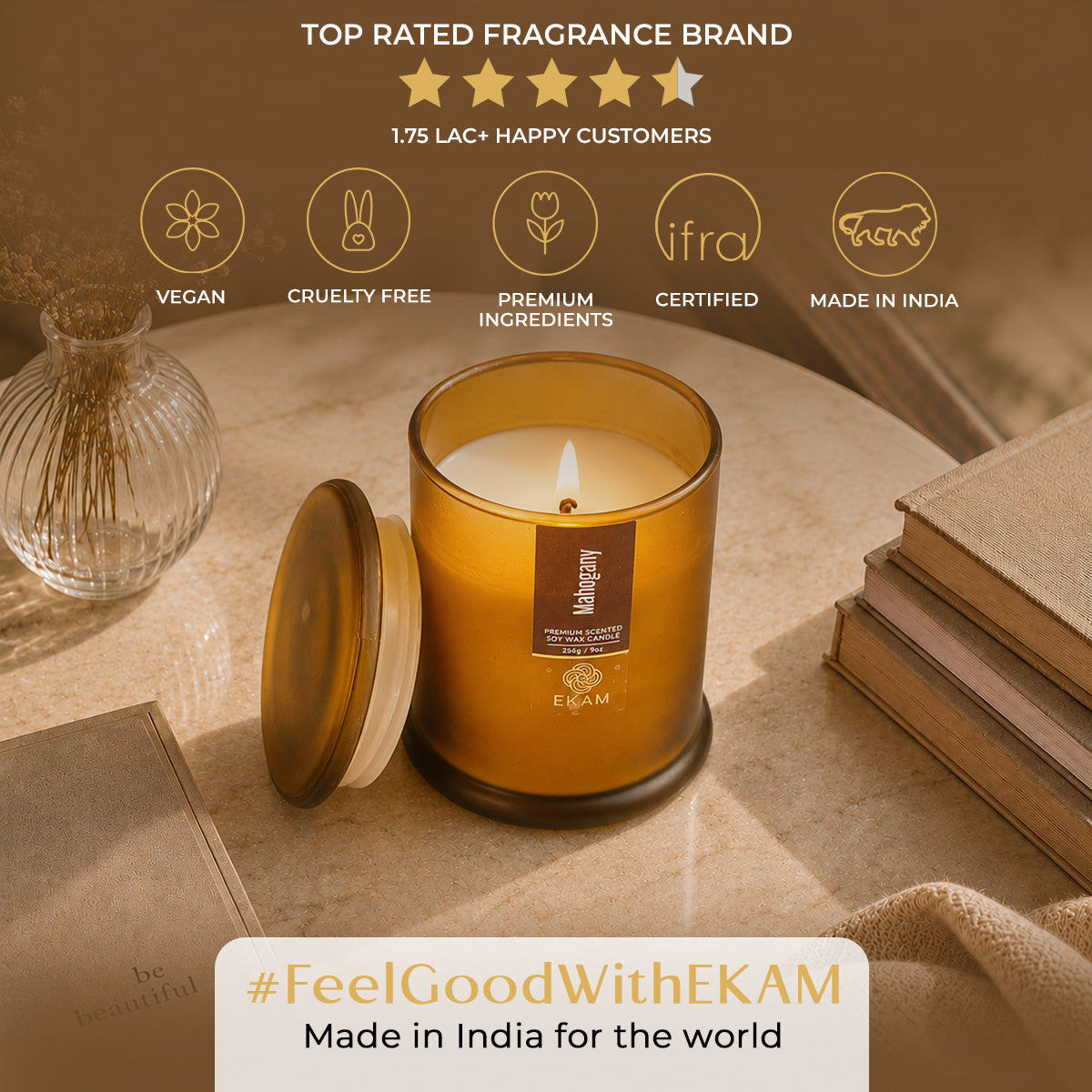 Mahogany Ring Jar Scented Candle