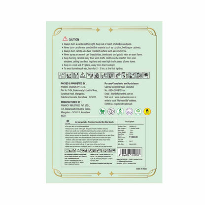 Fruit Splash Lampshade Scented Candle