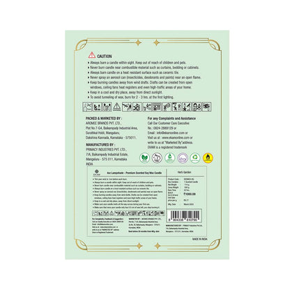 Herb Garden Lampshade Scented Candle