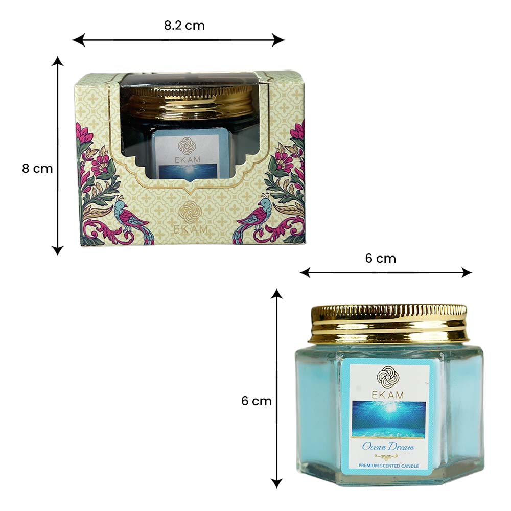 Ocean Dream Hexa Jar Scented Candle