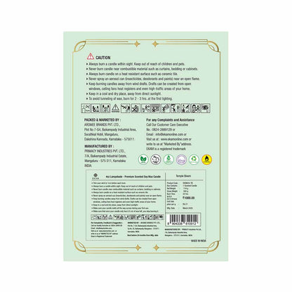 Temple Bloom Lampshade Scented Candle