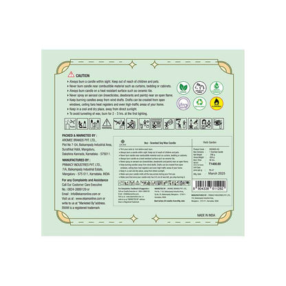 Herb Garden 3 Wick Scented Candle