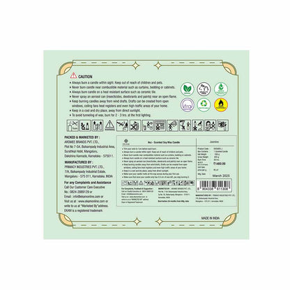 Jasmine 3 Wick Scented Candle