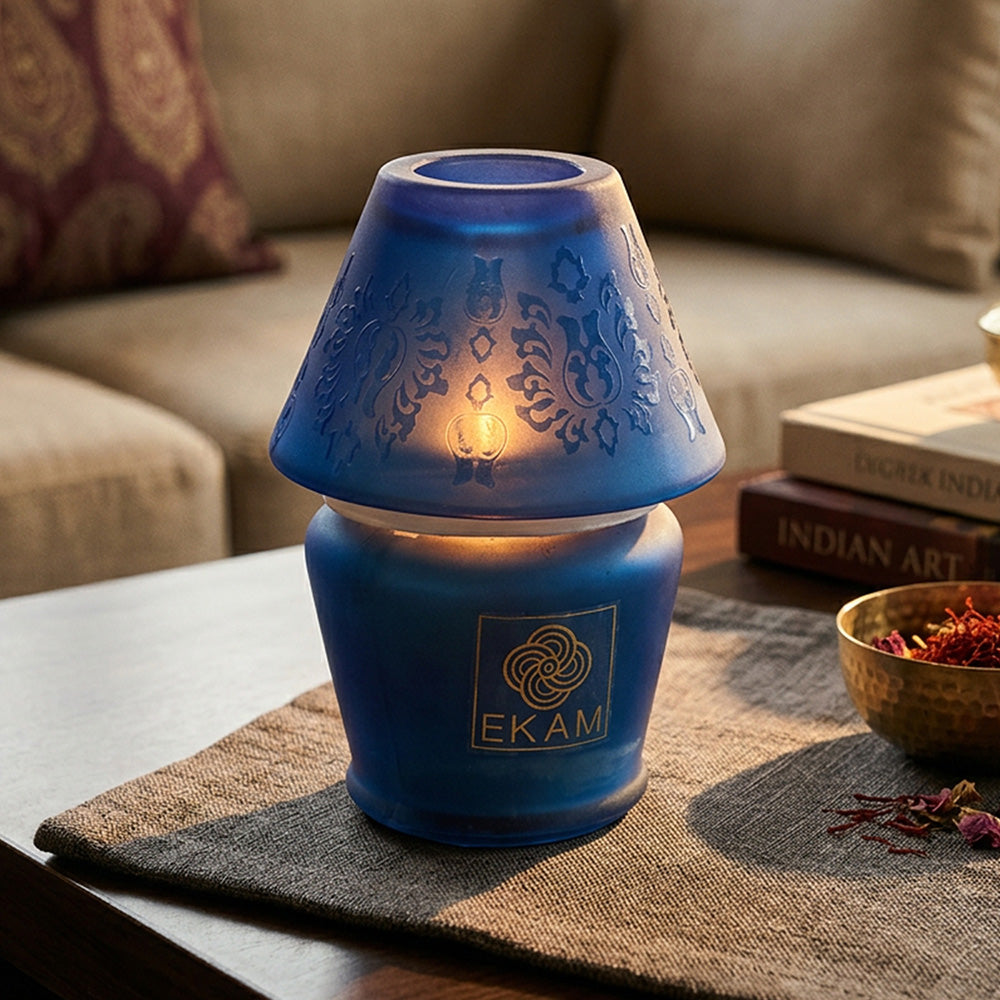 Black Tea &amp; Pomegranate Lampshade Scented Candle
