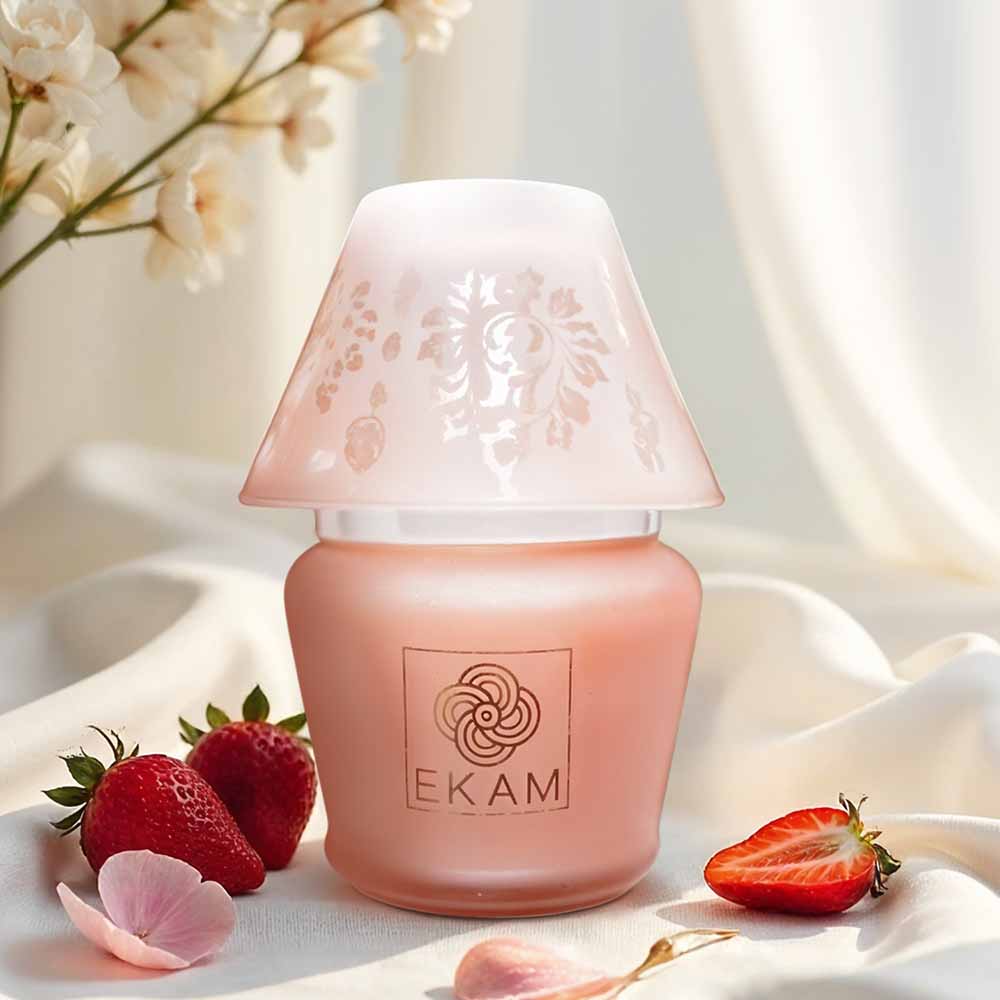 Strawberry Lampshade Scented Candle