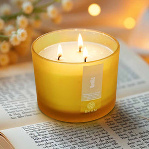 Vanilla 3 Wick Scented Candle