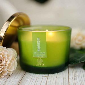 Herb Garden 3 Wick Scented Candle