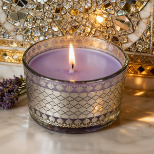 Lavender Scented Bowl Candle, 85 g| Festive Sheesh Mahal Collection, 2025-26