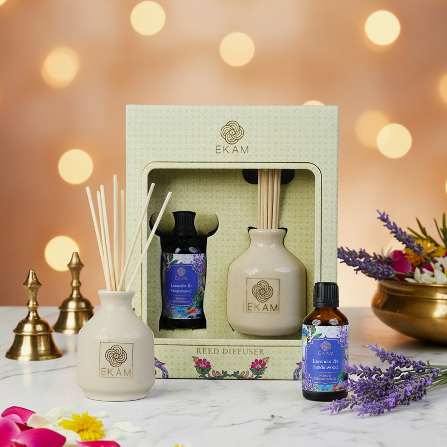 Lavender &amp; Sandalwood Reed Diffuser Set