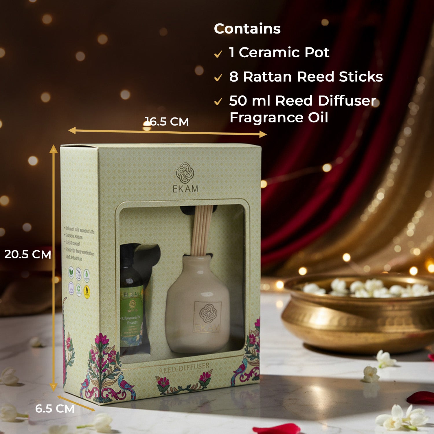 Jasmine &amp; Freesia Reed Diffuser Set