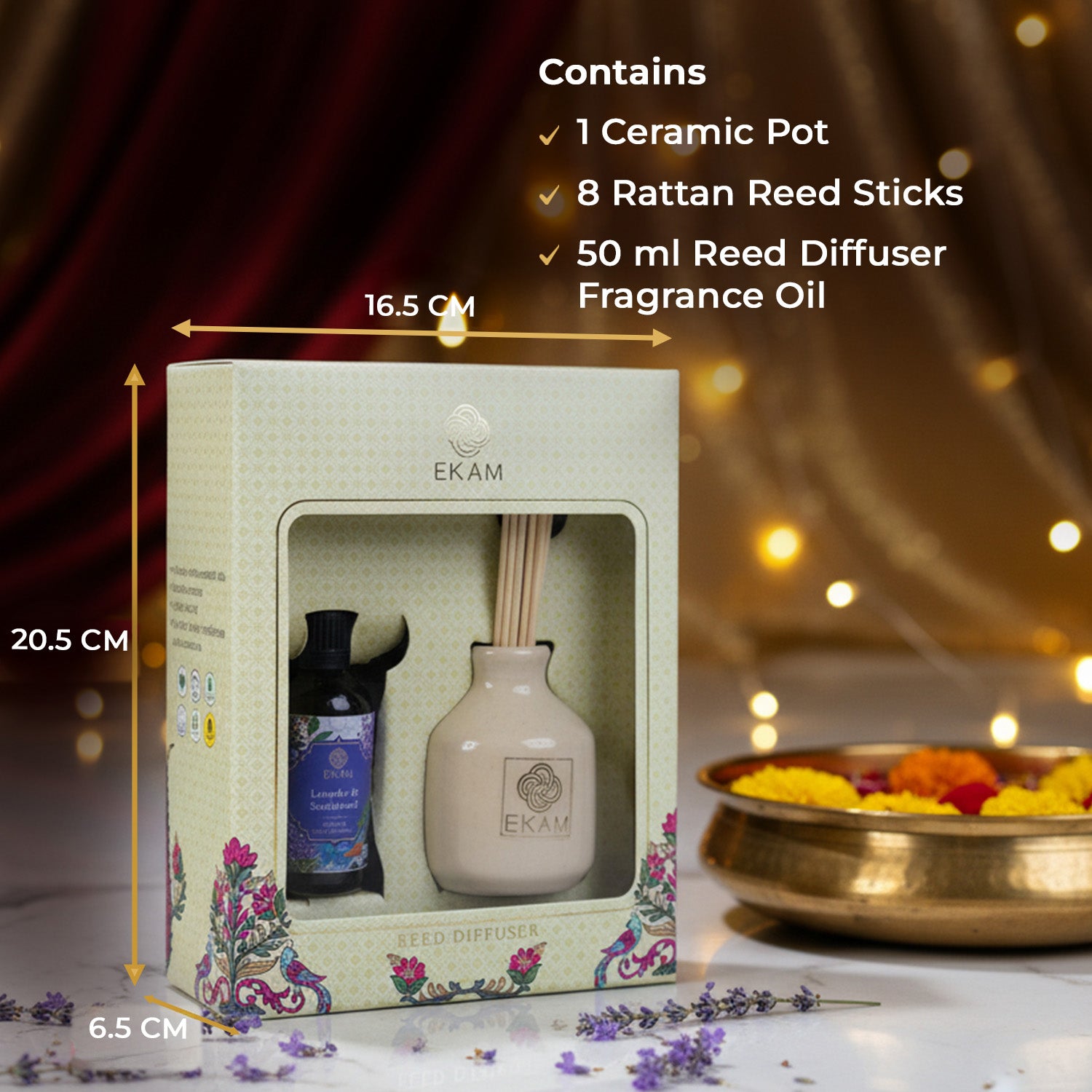 Lavender &amp; Sandalwood Reed Diffuser Set