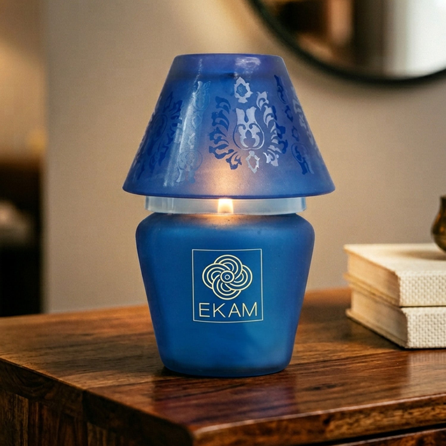 Black Tea &amp; Pomegranate Lampshade Scented Candle
