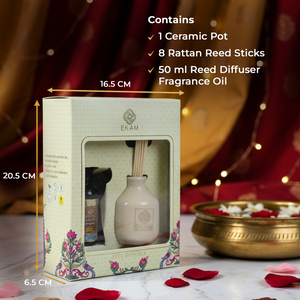 Cedar &amp; Mahogany Reed Diffuser Set
