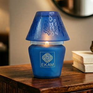 Black Tea &amp; Pomegranate Lampshade Scented Candle