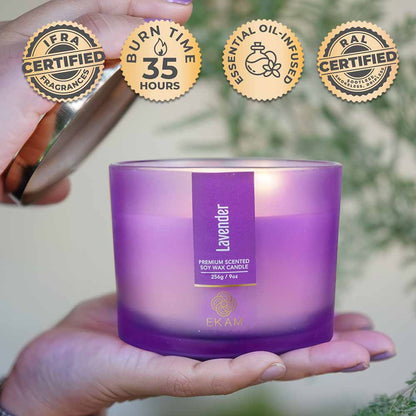 Lavender 3 Wick Scented Candle