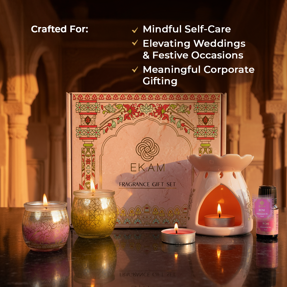 Pink Haveli Gift Set| Festive Pink Haveli Collection, 2025-26