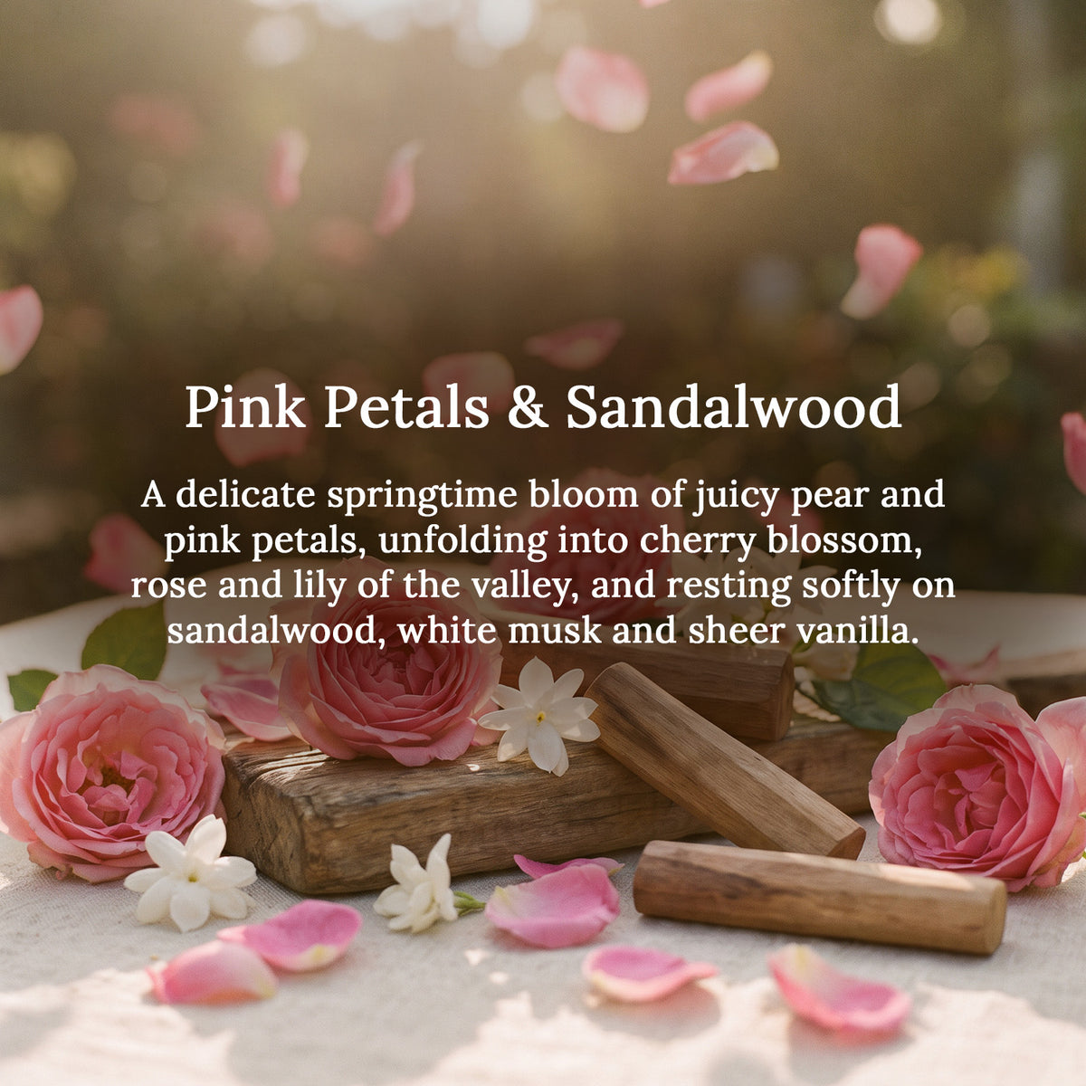 PINK PETALS &amp; SANDALWOOD ROOM &amp; CAR SPRAY