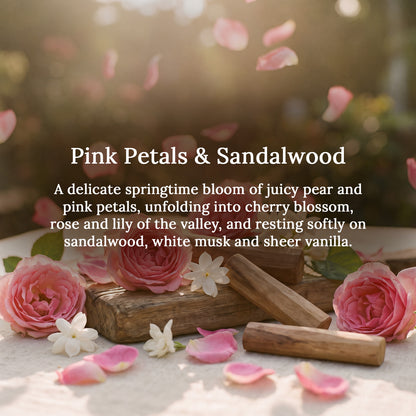 PINK PETALS &amp; SANDALWOOD ROOM &amp; CAR SPRAY
