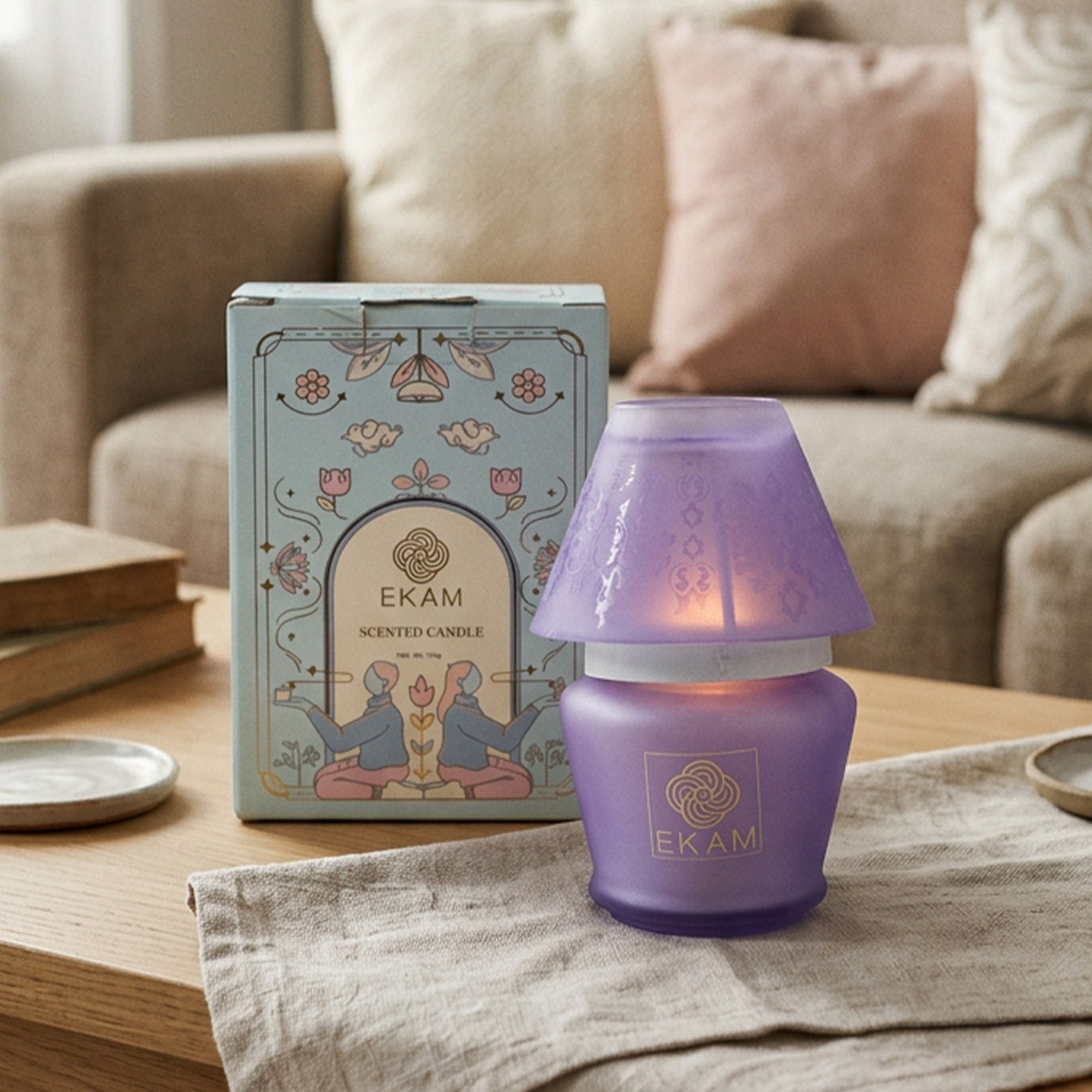 Lavender Lampshade Scented Candle