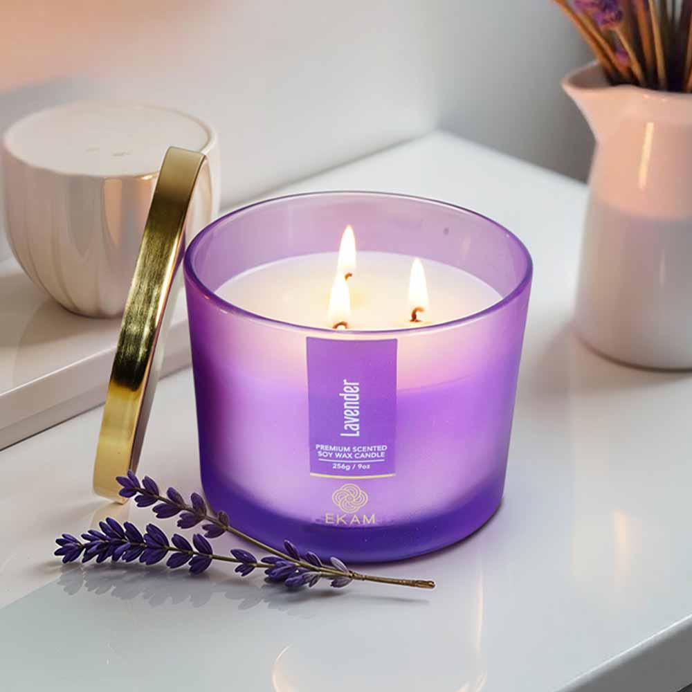 Lavender 3 Wick Scented Candle