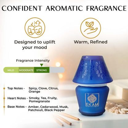 Black Tea &amp; Pomegranate Lampshade Scented Candle
