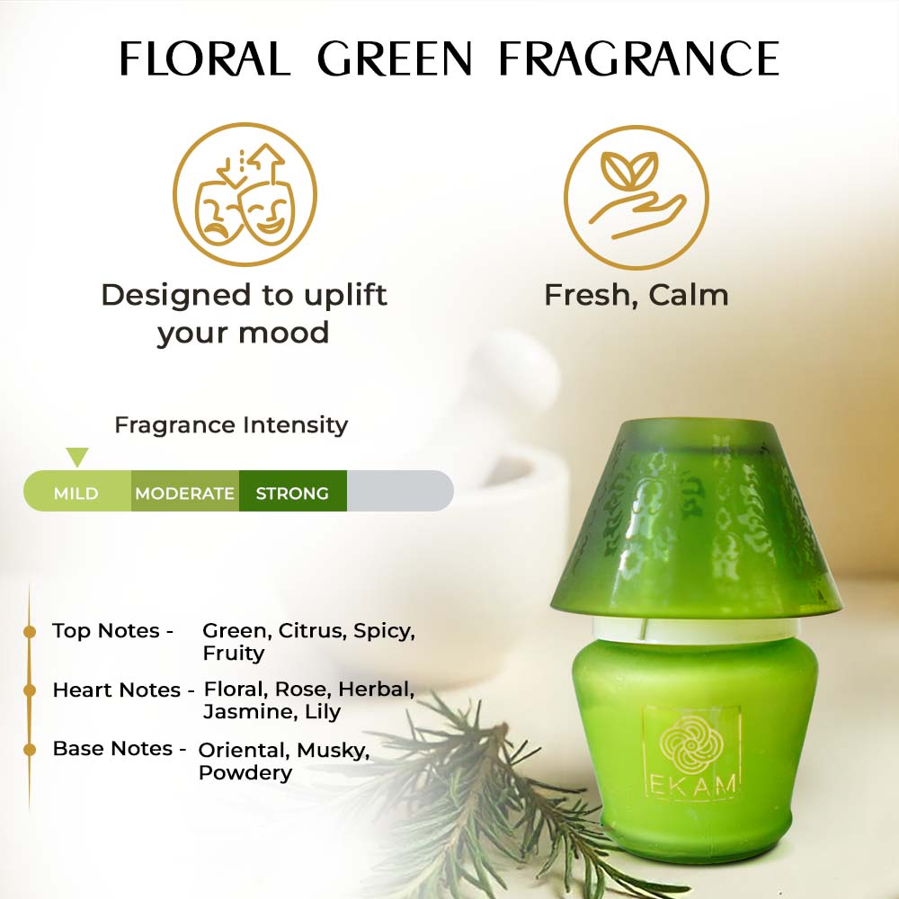 Herb Garden Lampshade Scented Candle