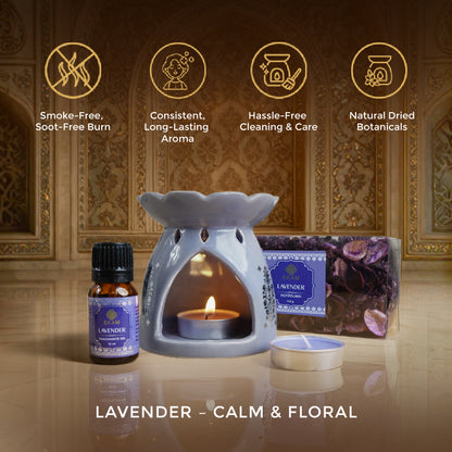 Lavender Scented Fragrance Gift Set Box| Festive Sheesh Mahal Collection, 2025-26