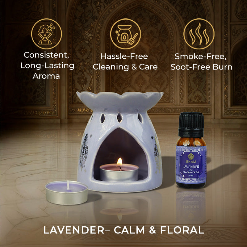 Lavender Scented 10 ml Vaporizer Set| Festive Sheesh Mahal Collection, 2025-26