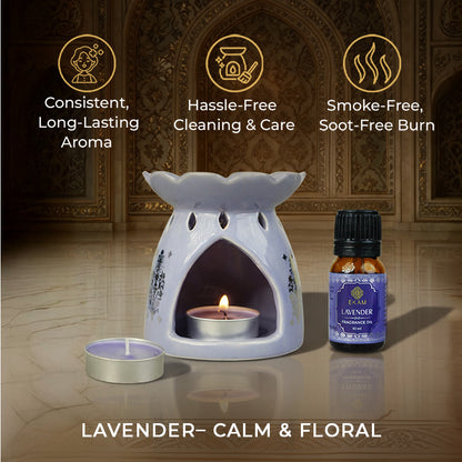 Lavender Scented 10 ml Vaporizer Set| Festive Sheesh Mahal Collection, 2025-26