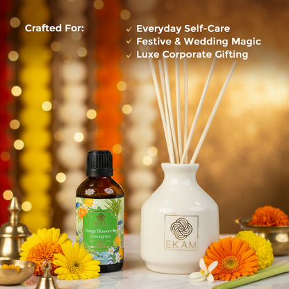 Orange Blossom &amp; Lemongrass Reed Diffuser Set
