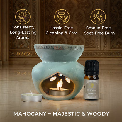 Mahogany Scented 5 ml Vaporizer Set| Festive Sheesh Mahal Collection, 2025-26