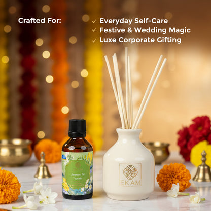 Jasmine &amp; Freesia Reed Diffuser Set
