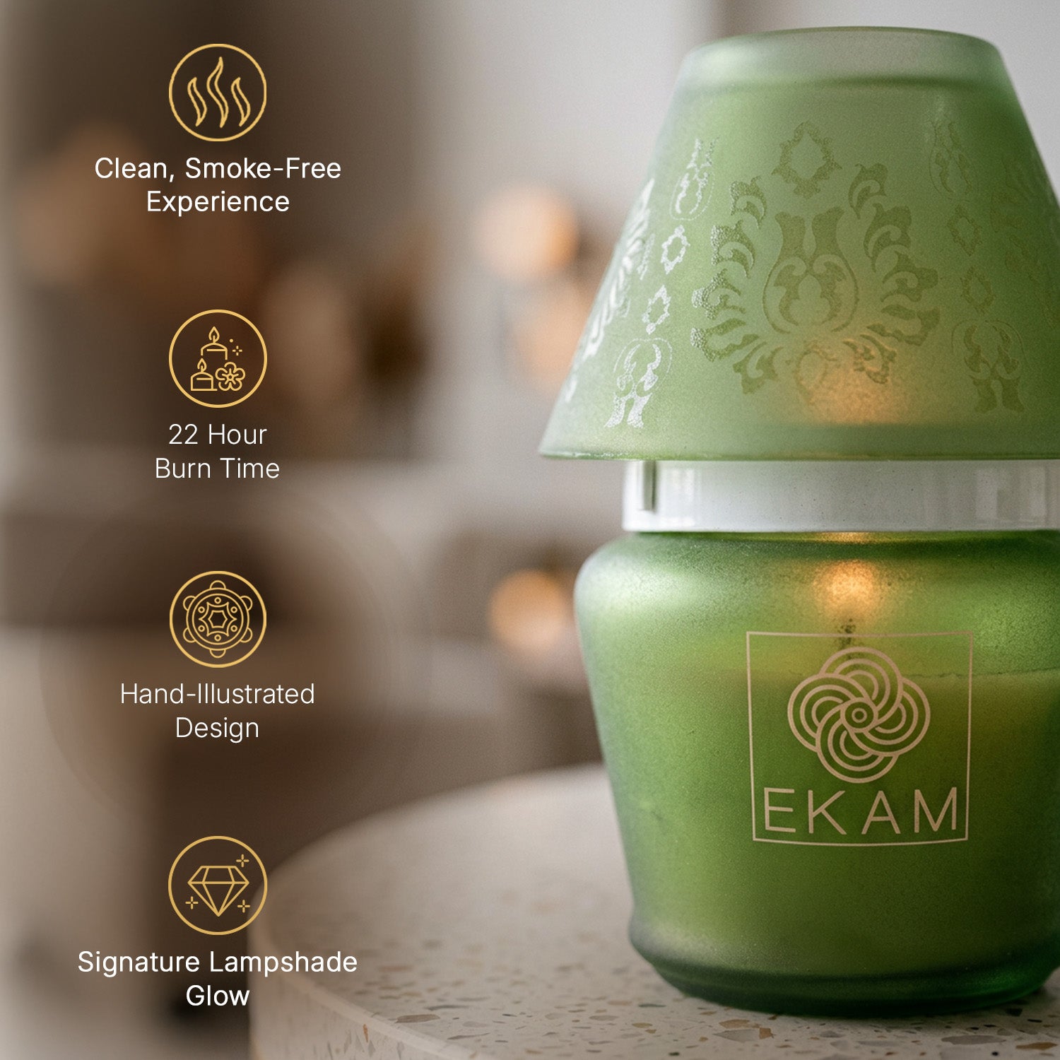 Jasmine Lampshade Scented Candle