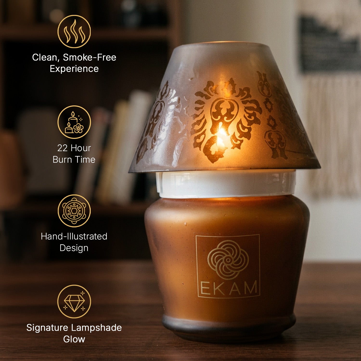 Mahogany Lampshade Scented Candle