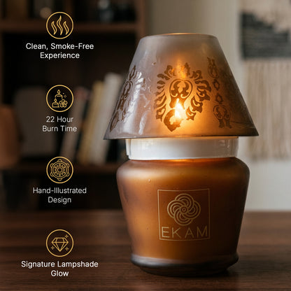 Mahogany Lampshade Scented Candle