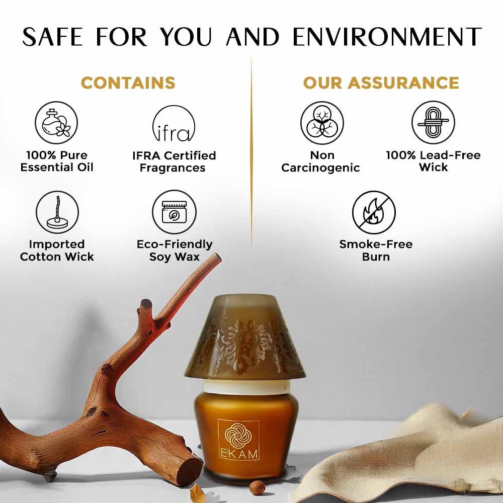 Mahogany Lampshade Scented Candle