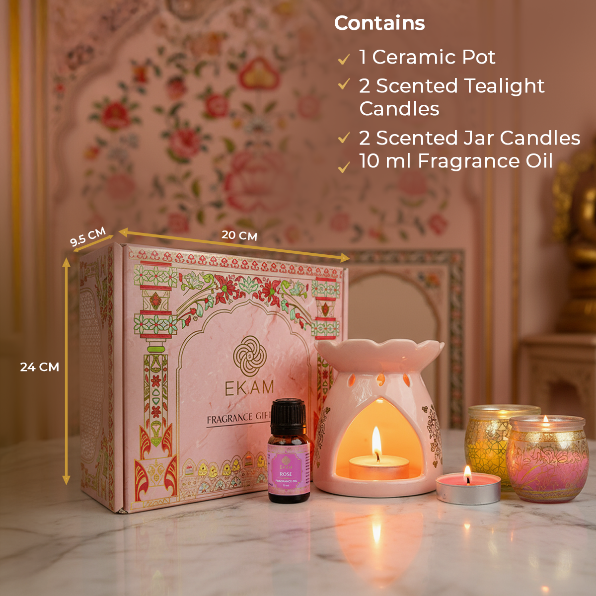 Pink Haveli Gift Set| Festive Pink Haveli Collection, 2025-26