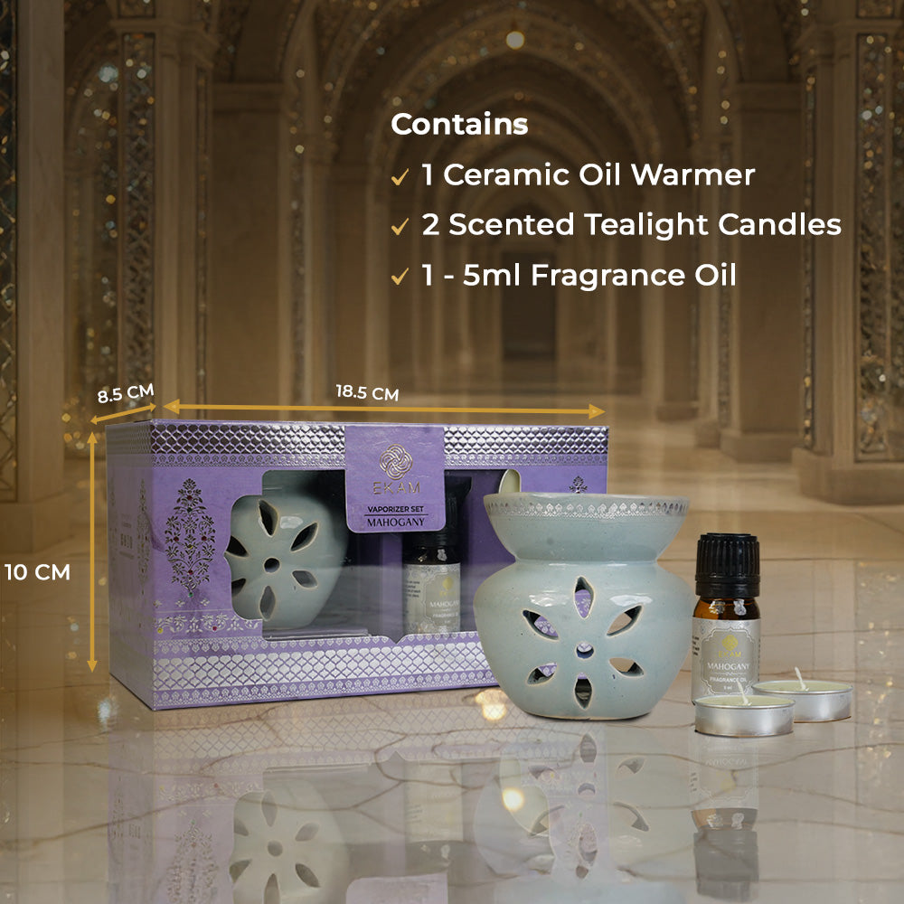 Mahogany Scented 5 ml Vaporizer Set| Festive Sheesh Mahal Collection, 2025-26