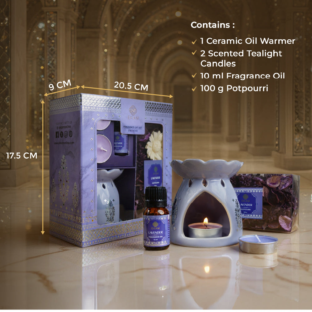 Lavender Scented Fragrance Gift Set Box| Festive Sheesh Mahal Collection, 2025-26