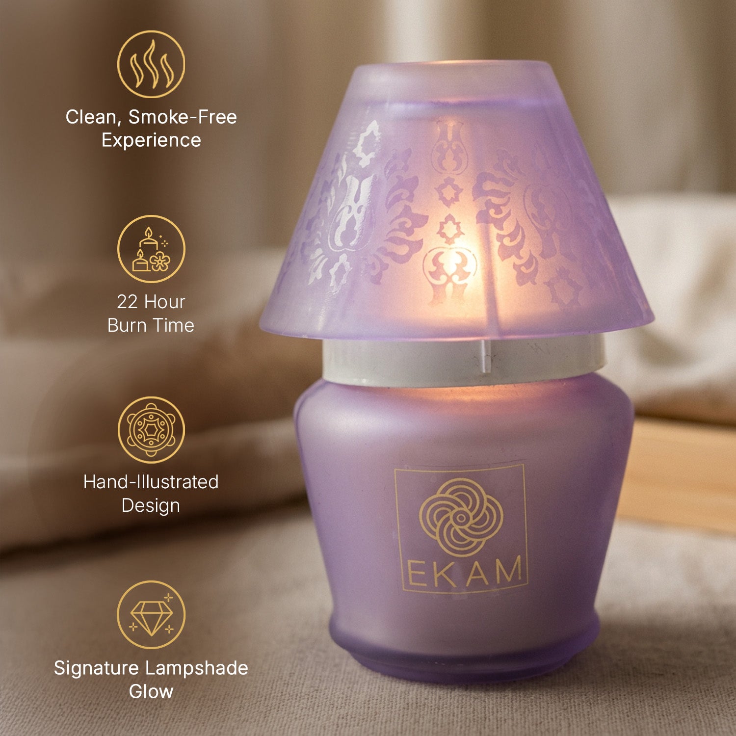 Lavender Lampshade Scented Candle