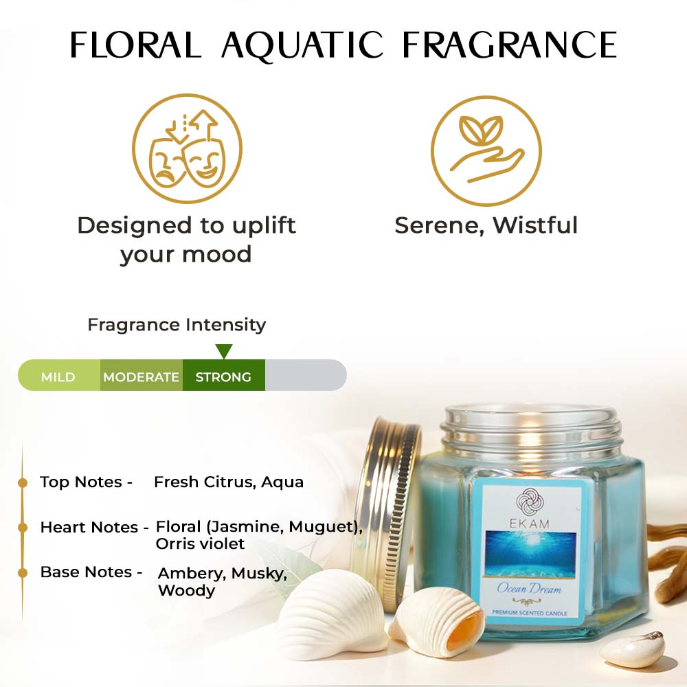 Ocean Dream Hexa Jar Scented Candle