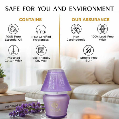 Lavender Lampshade Scented Candle