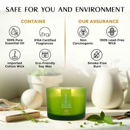 Herb Garden 3 Wick Scented Candle