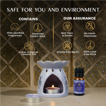 Lavender Scented 10 ml Vaporizer Set| Festive Sheesh Mahal Collection, 2025-26