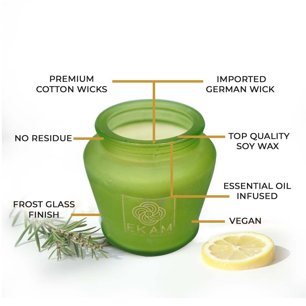 Herb Garden Lampshade Scented Candle