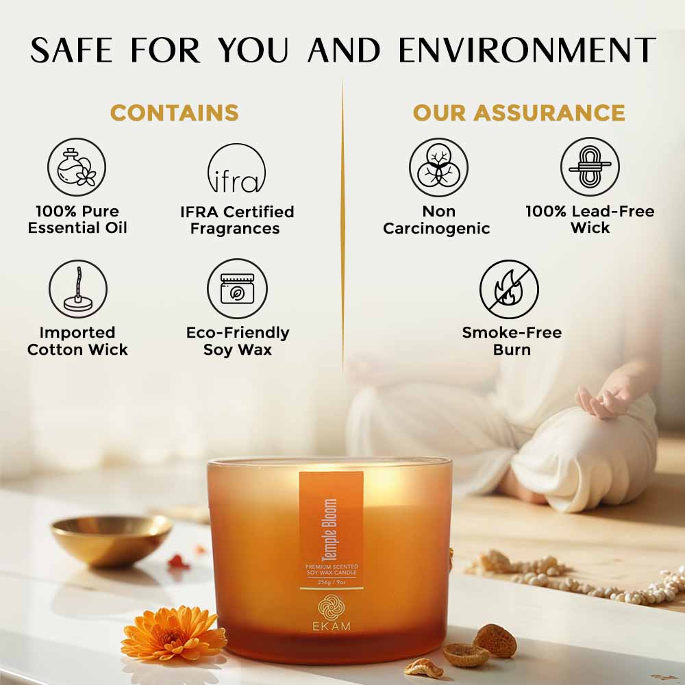 Temple Bloom 3 Wick Scented Candle